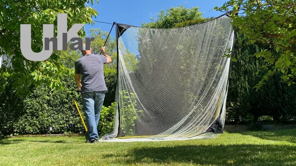 Ein Golfnetz im Garten aufstellen, so gehts ganz einfach