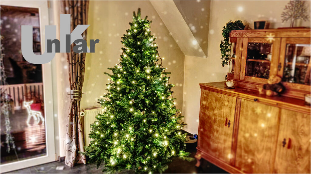 künstlichen Weihnachtsbaum