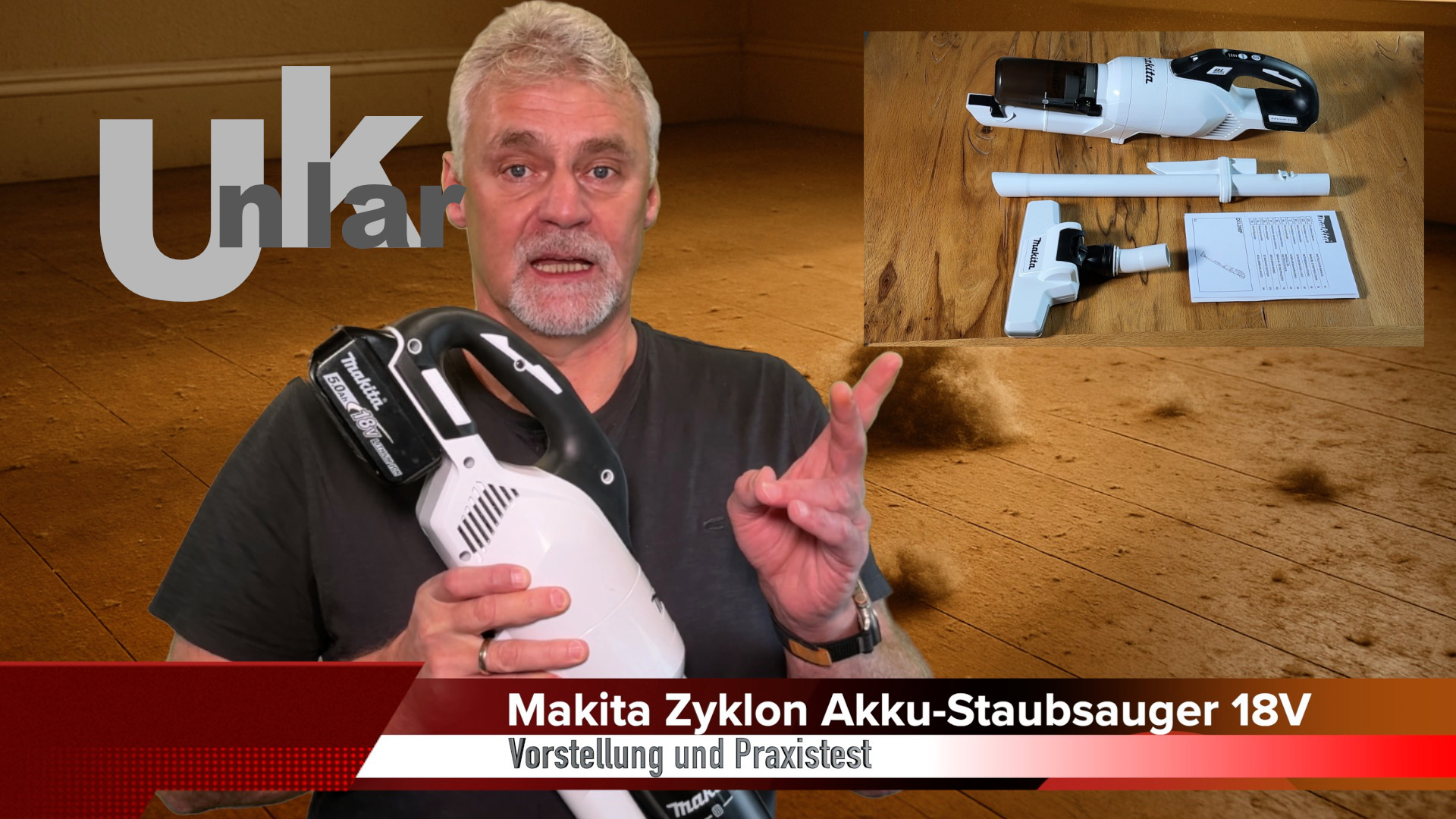 Makita DCL286FZW Akku Staubsauger